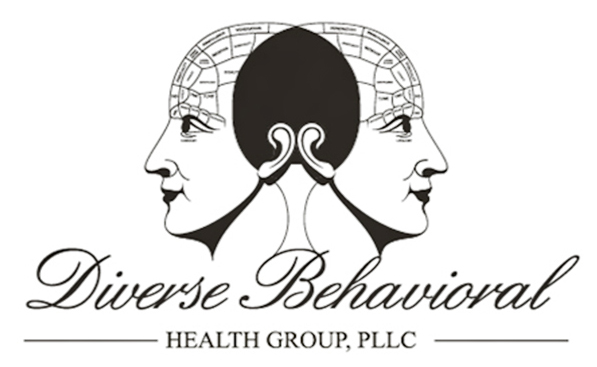A black and white logo of two people with their heads in the shape of a human head.